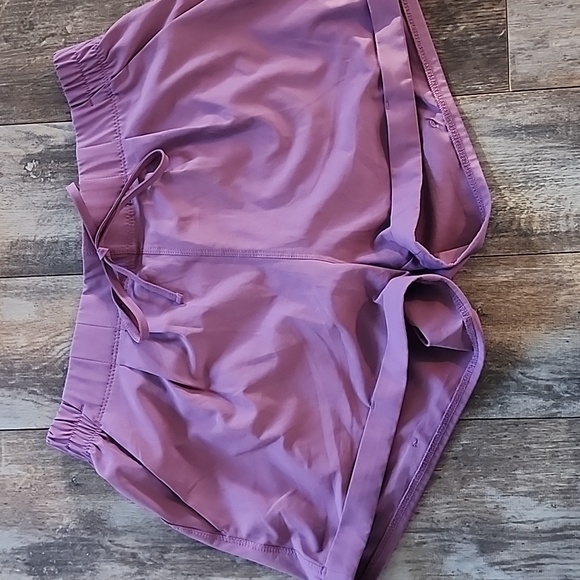 Women's Olive and Lavender Summer Shorts - Picture 2 of 7